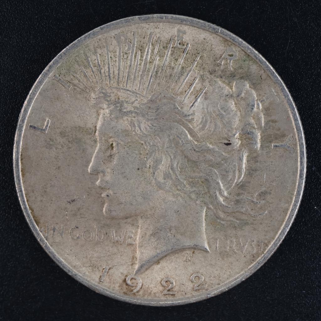 1922 Peace Silver Dollar