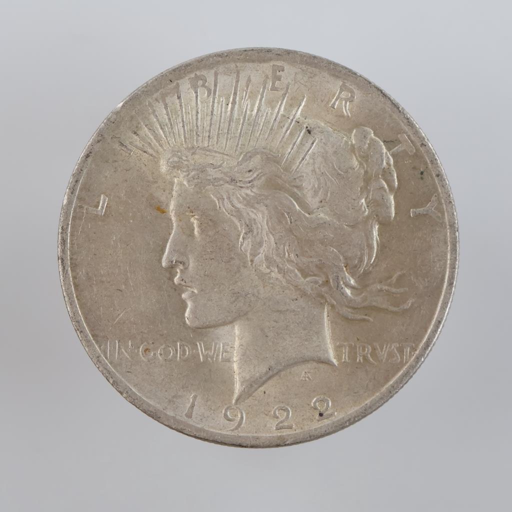 1922 Peace Silver Dollar
