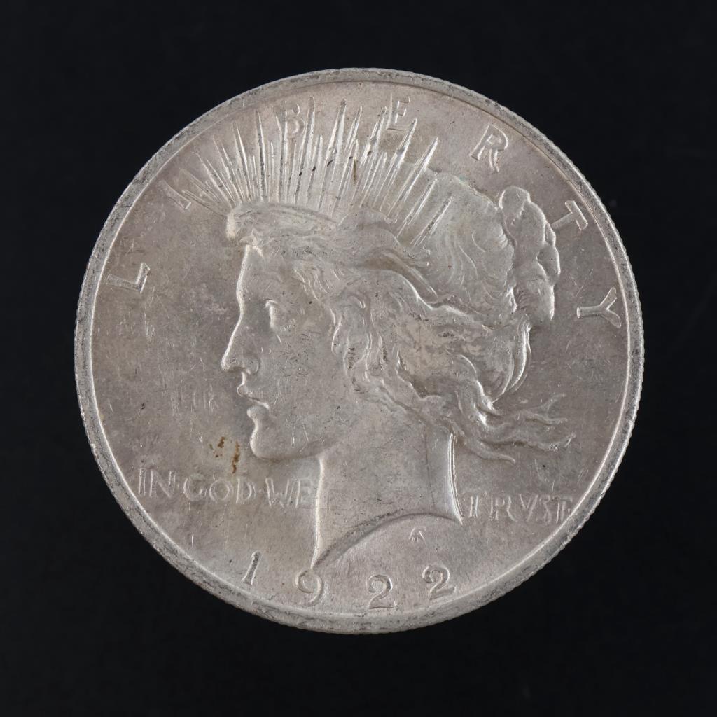 1922 Peace Silver Dollar