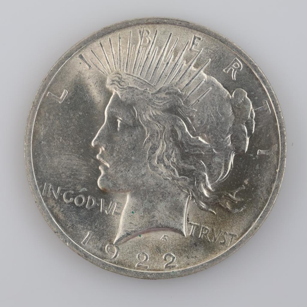 1922 Peace Silver Dollar