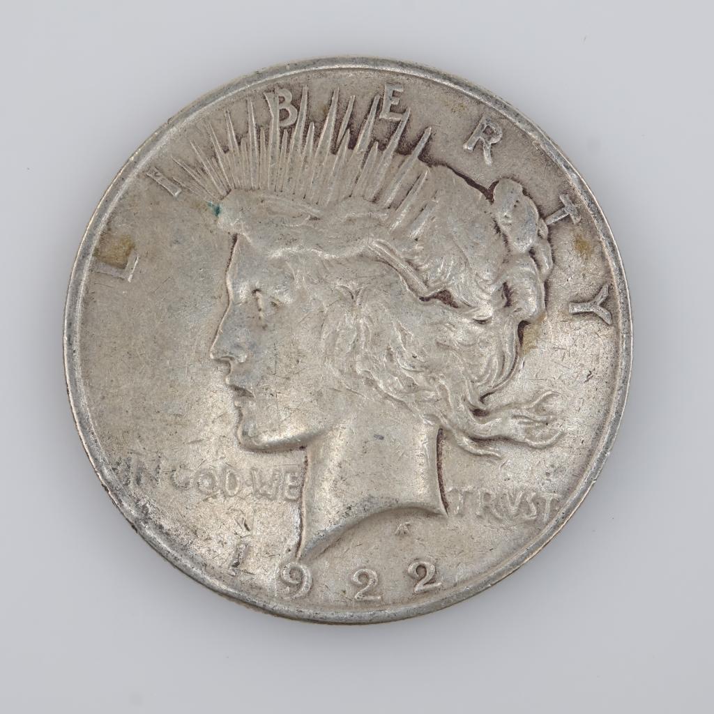 1922 Peace Silver Dollar