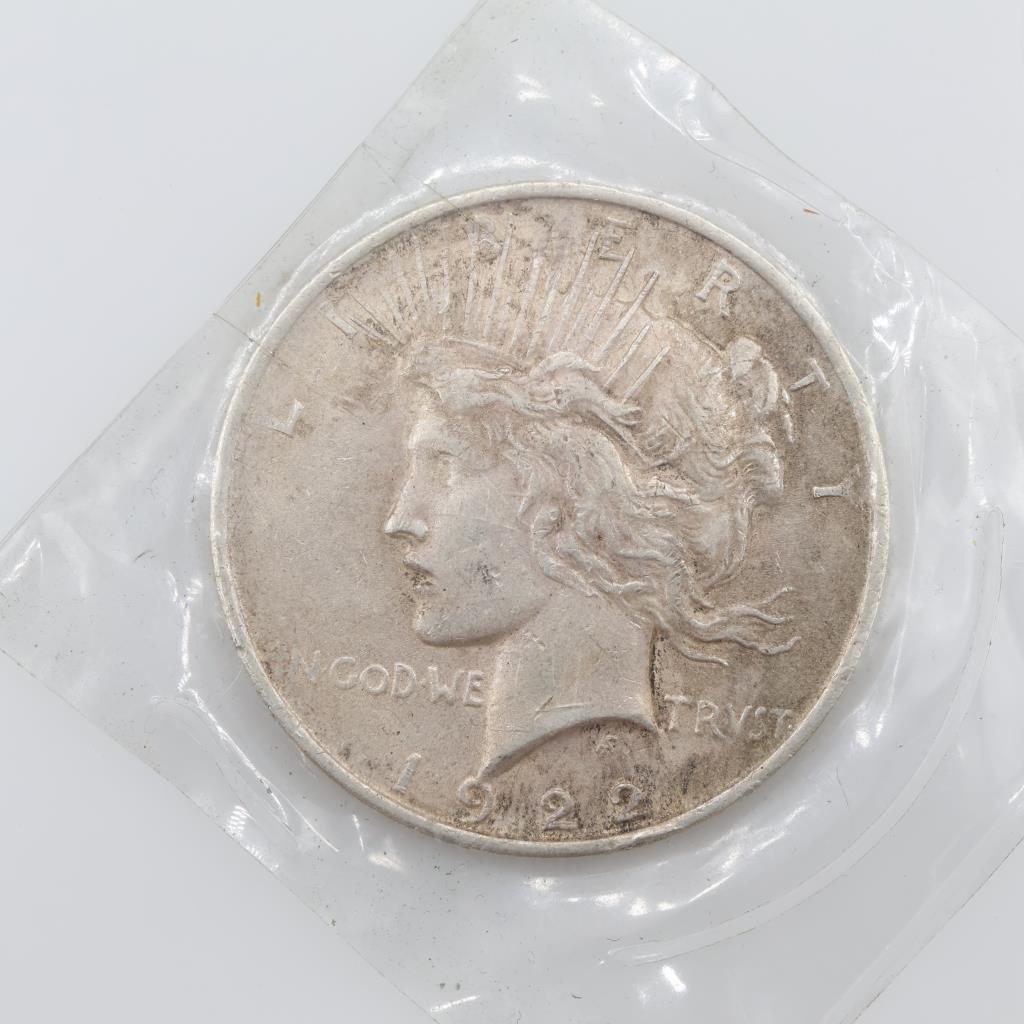 1922 Peace Silver Dollar