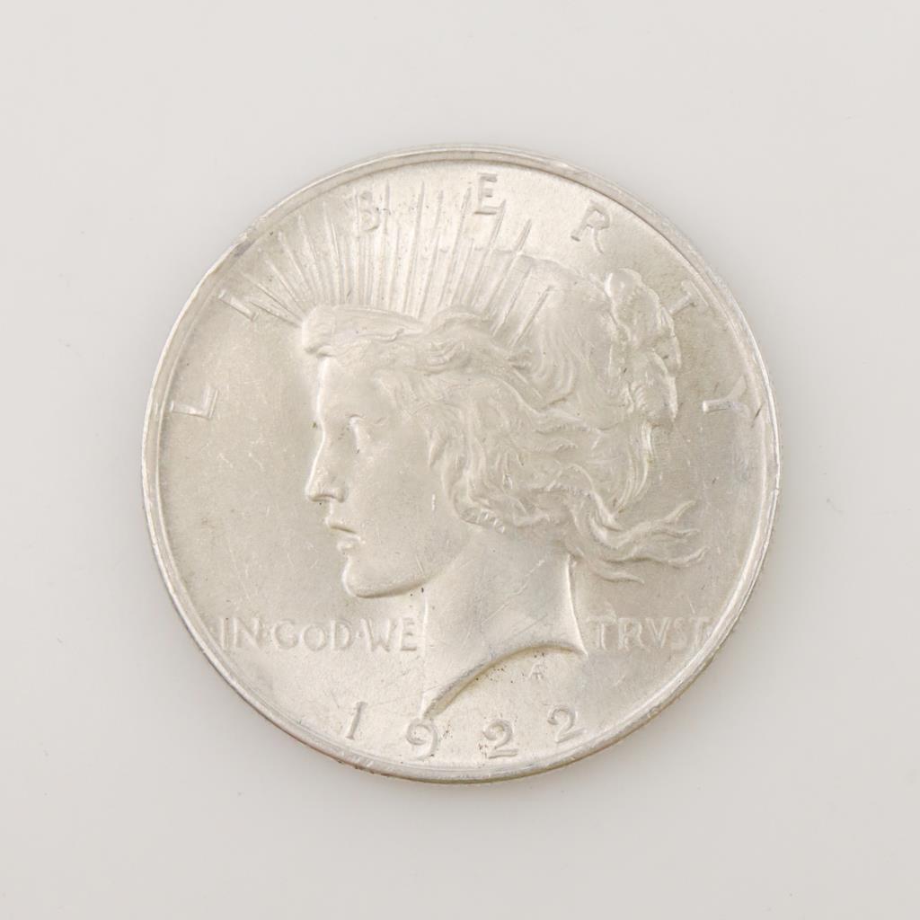 1922 Peace Silver Dollar Coin | Property Room