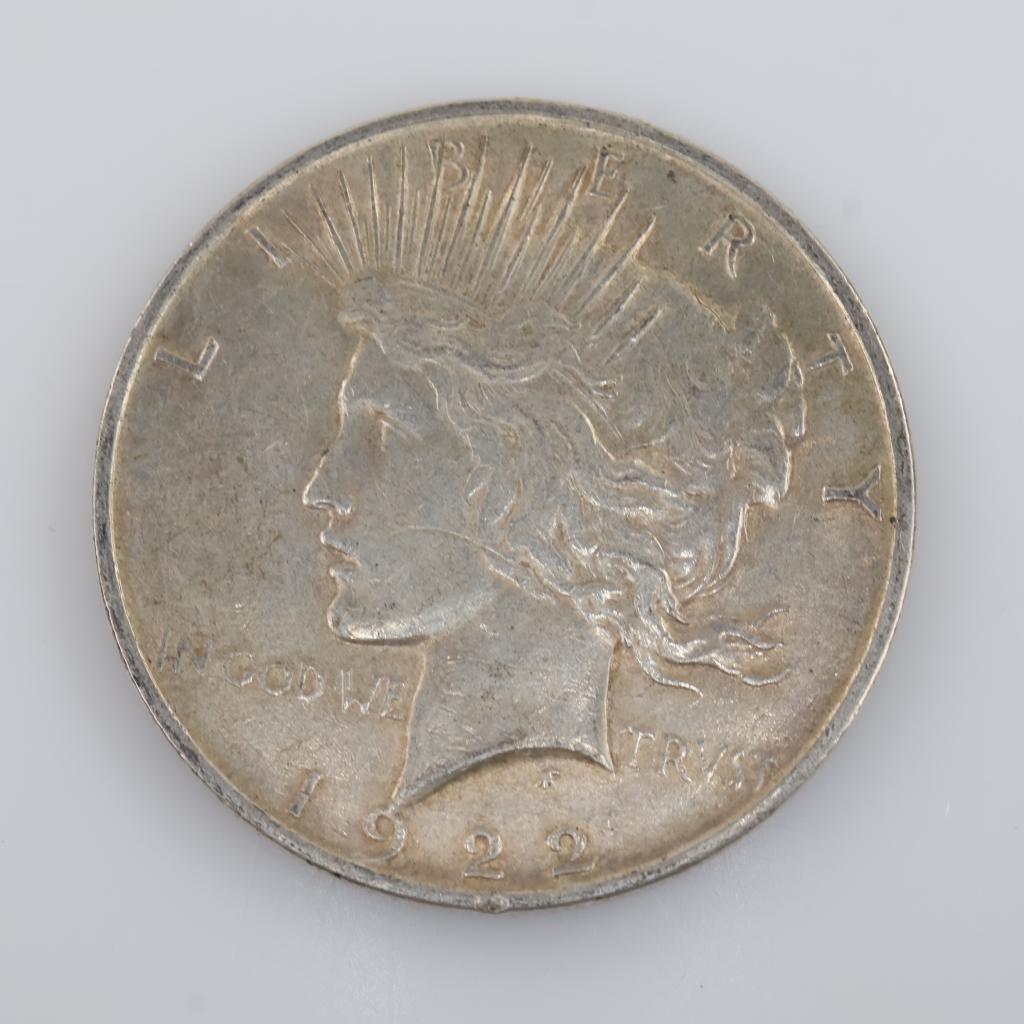 1922-D US Peace Silver Dollar