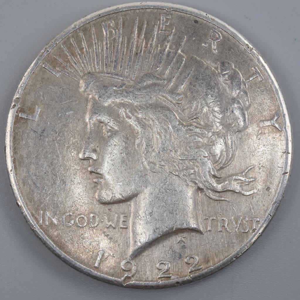 1922-S Peace Silver Dollar | Property Room