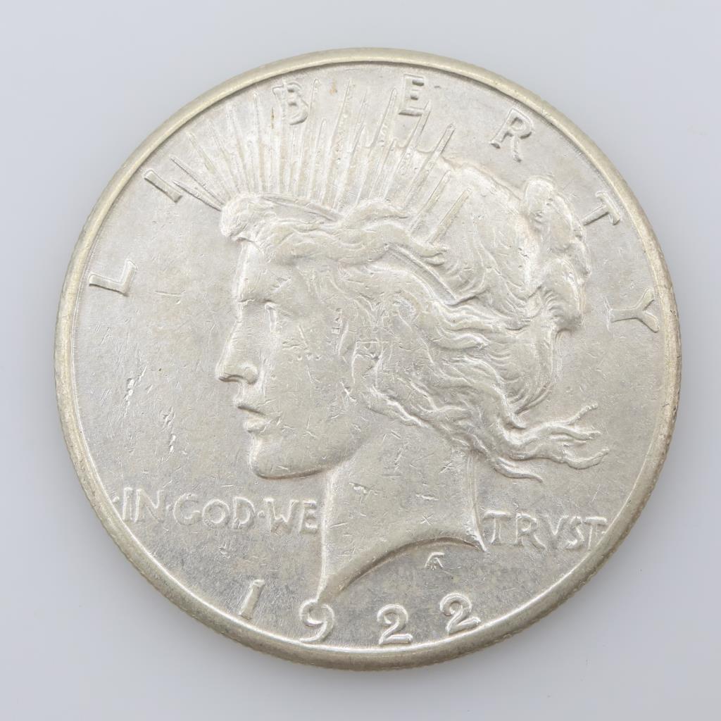 1922-S Peace Silver Dollar