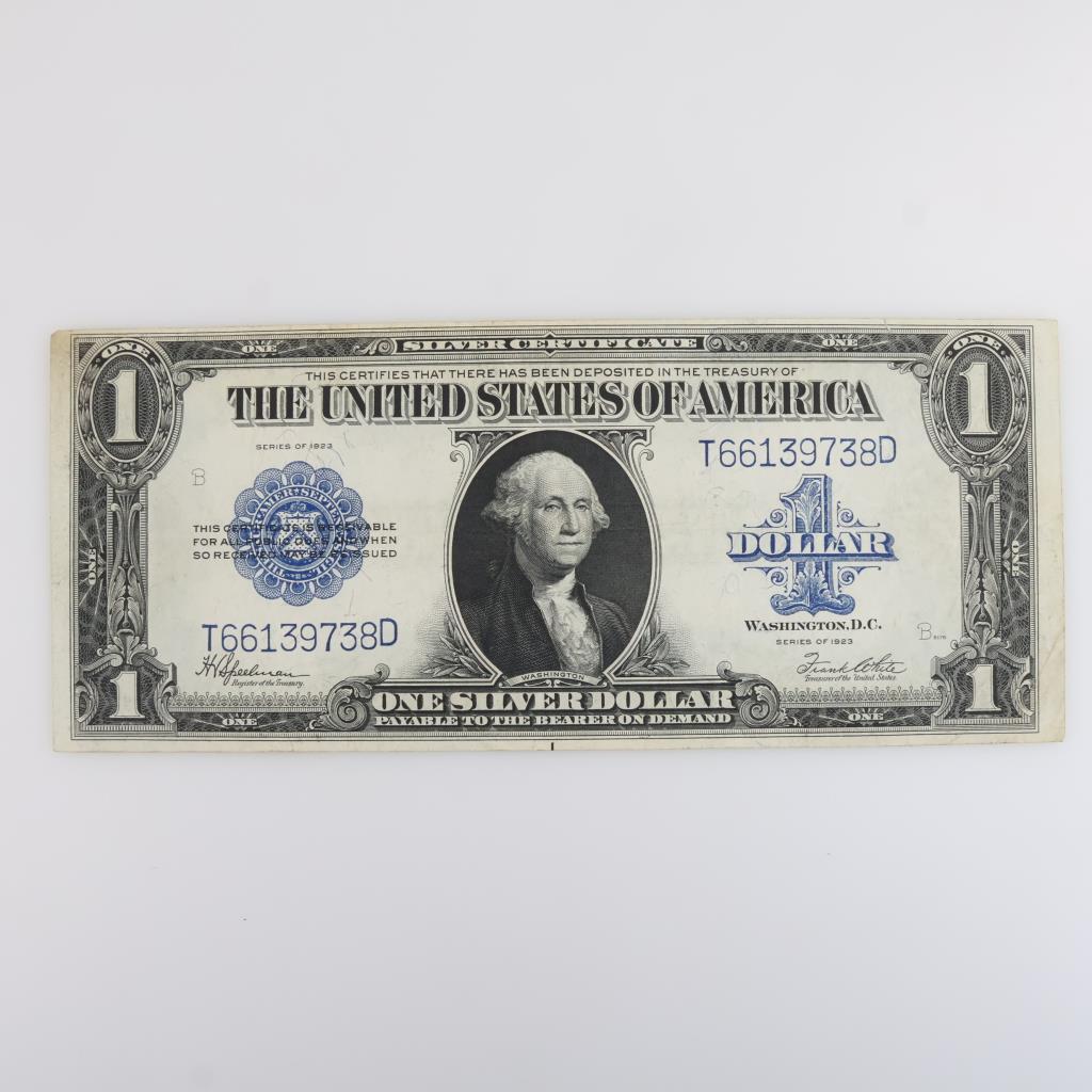 1923 US $1 Horseblanket Silver Certificate