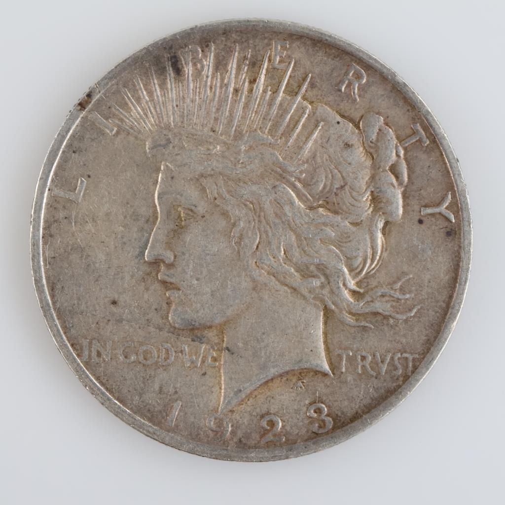 1923 US Peace Silver Dollar