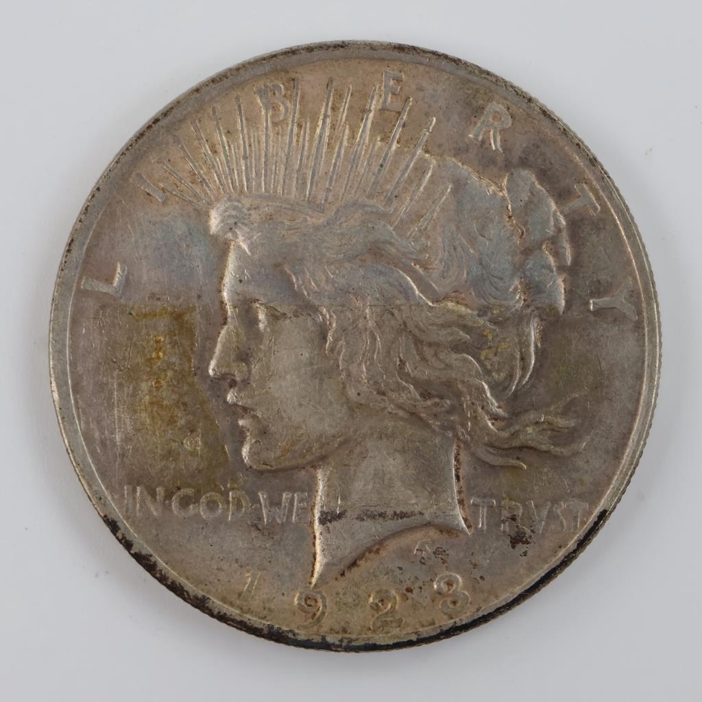 1923 US Peace Silver Dollar