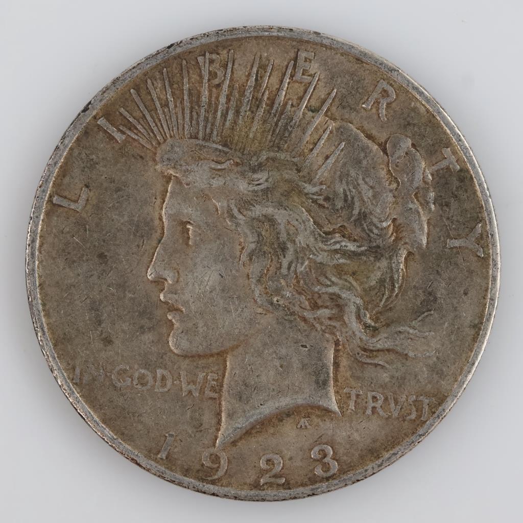 1923-D US Peace Silver Dollar