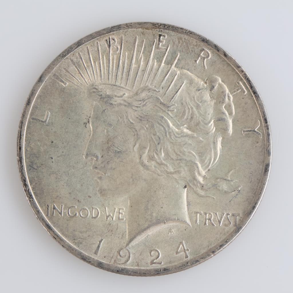 1924 Peace Silver Dollar