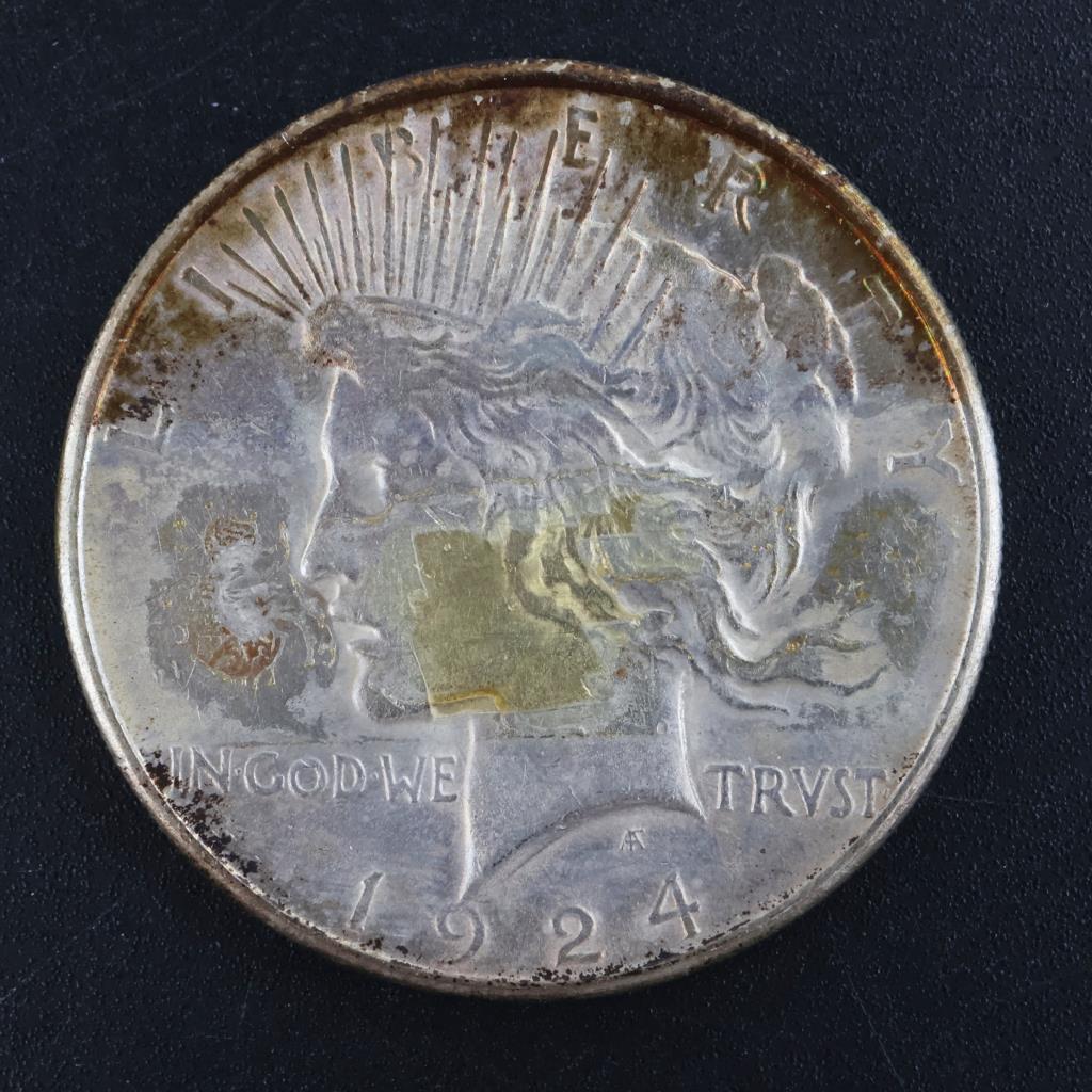 1924 US Peace Silver Dollar