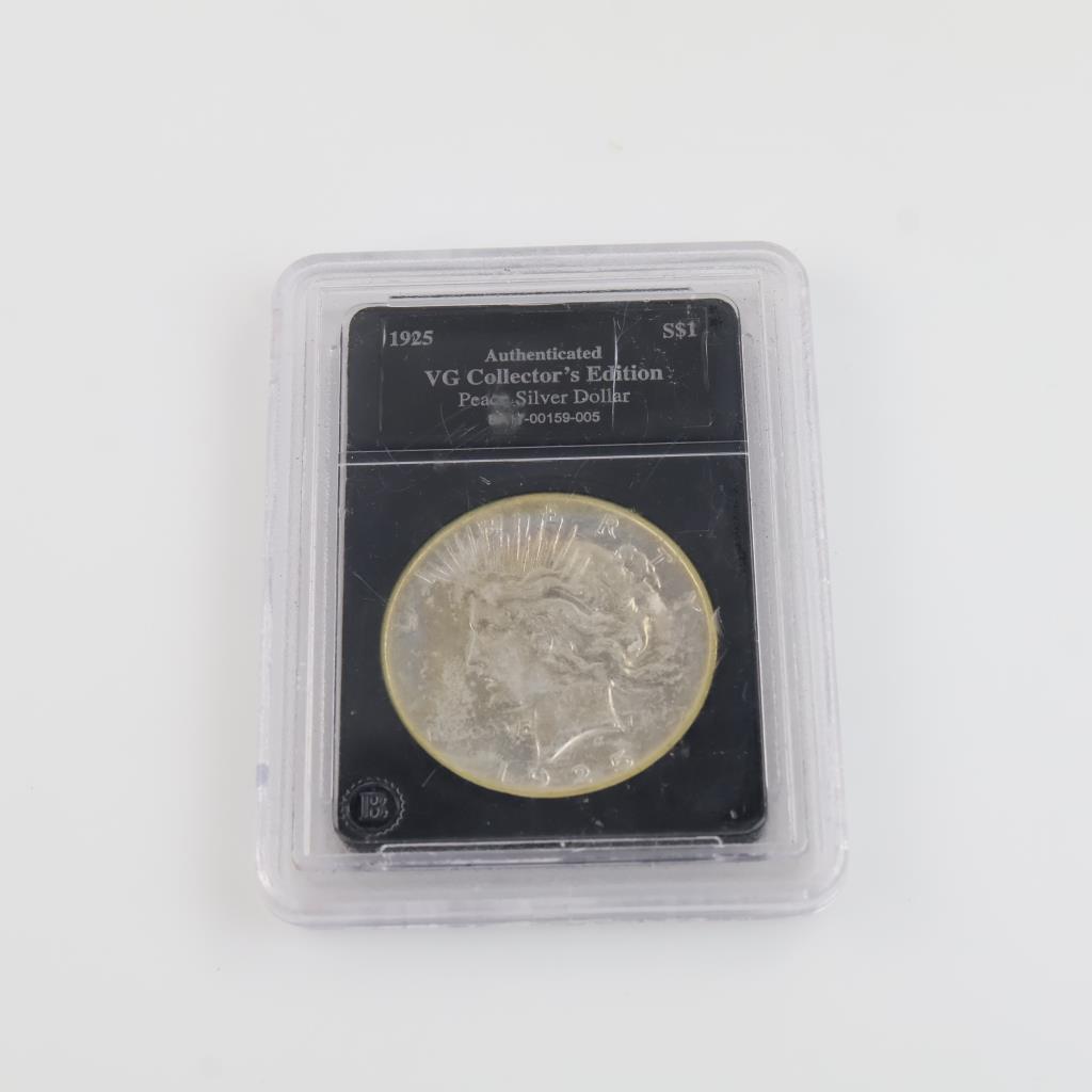 1925 US Peace Silver Dollar