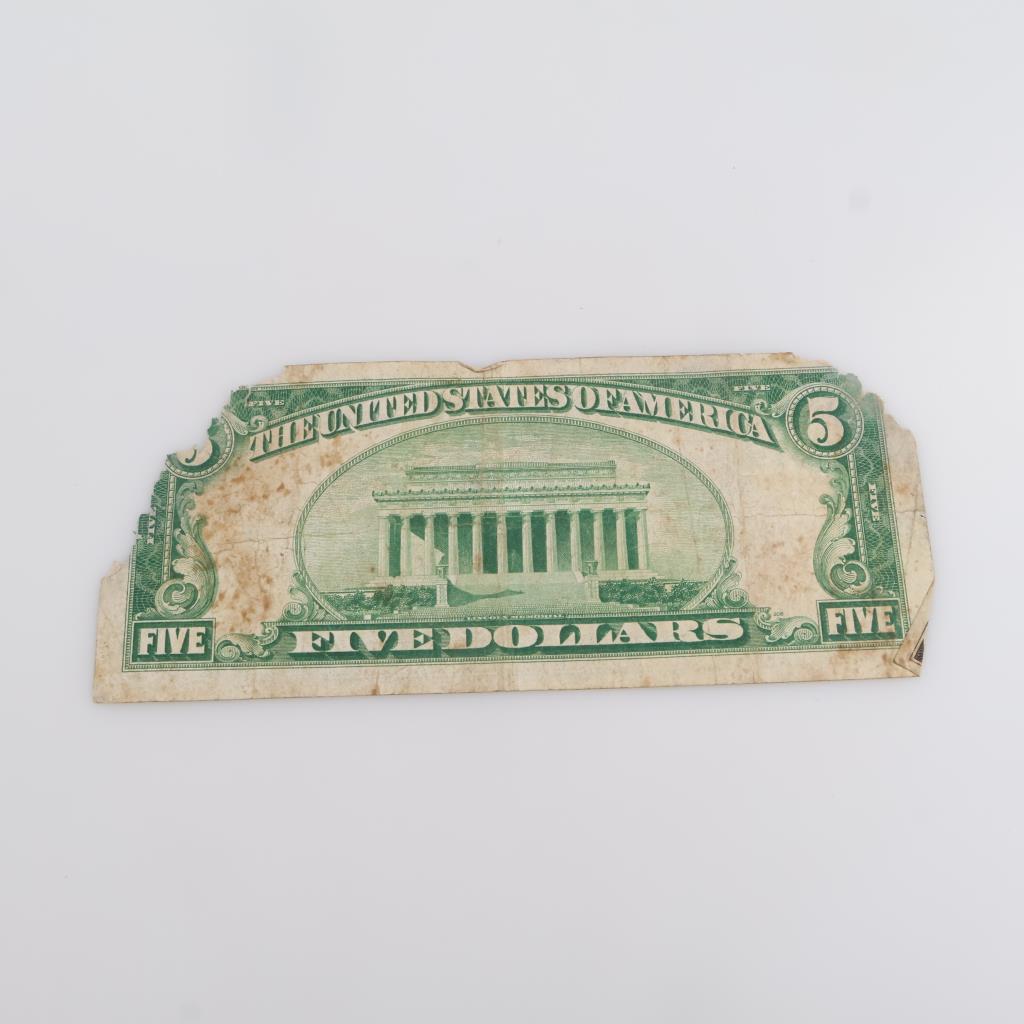 1928 silver certificate 5 dollar bill value