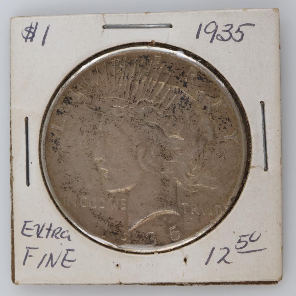 1935 Peace Silver Dollar