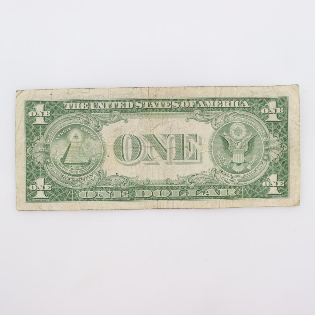 1935 D US One Dollar Silver Certificate Property Room