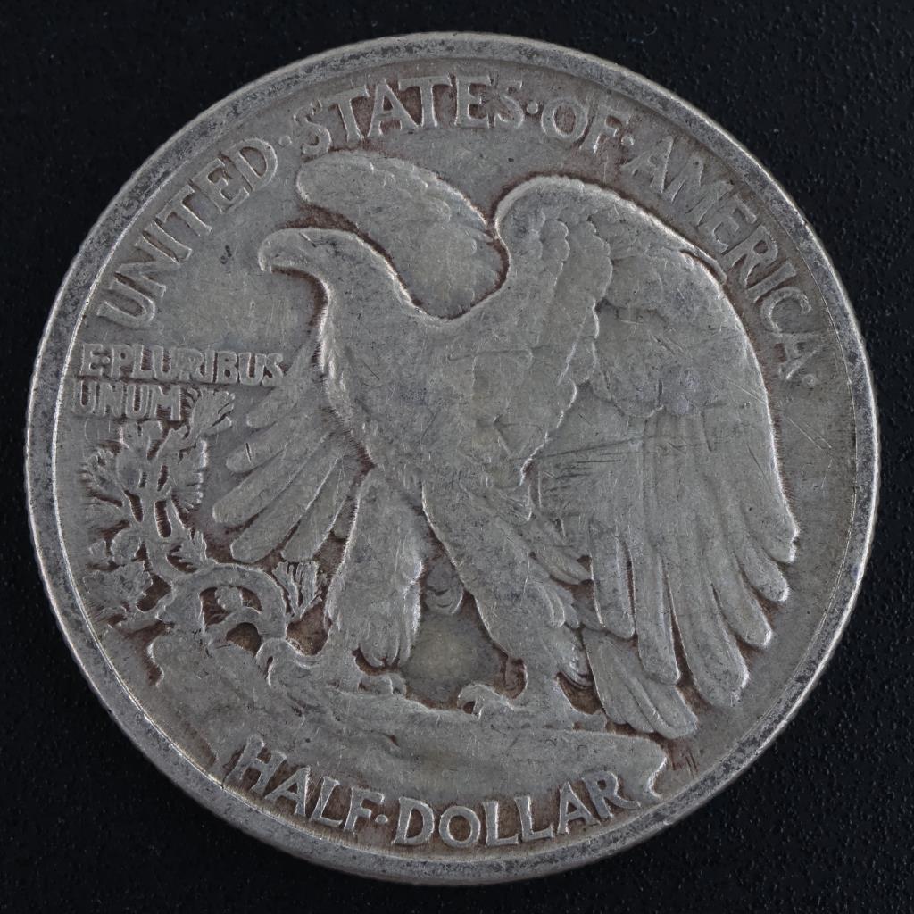 1937 US Walking Liberty Silver Half Dollar | Property Room