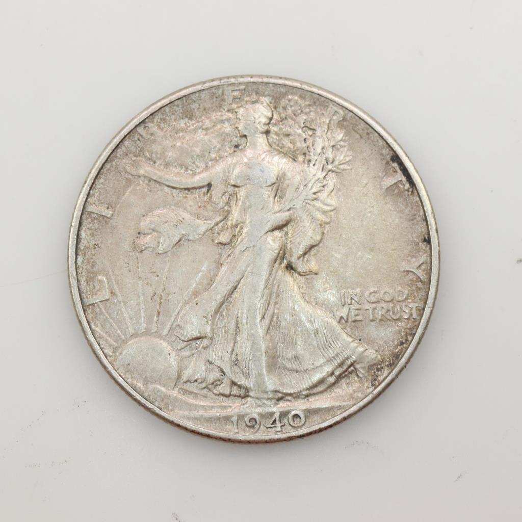 1940 Walking Liberty Silver Half Dollar | Property Room