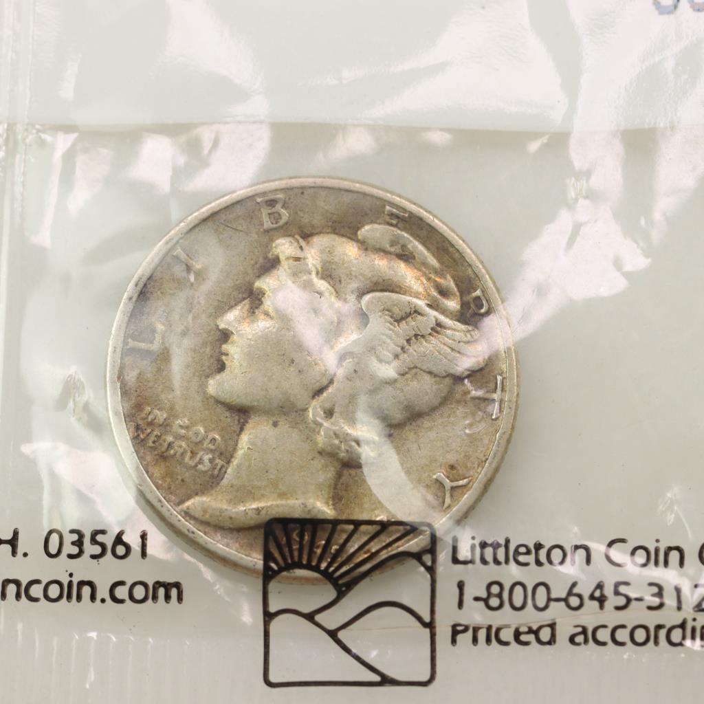 1945 Mercury Silver Dime | Property Room