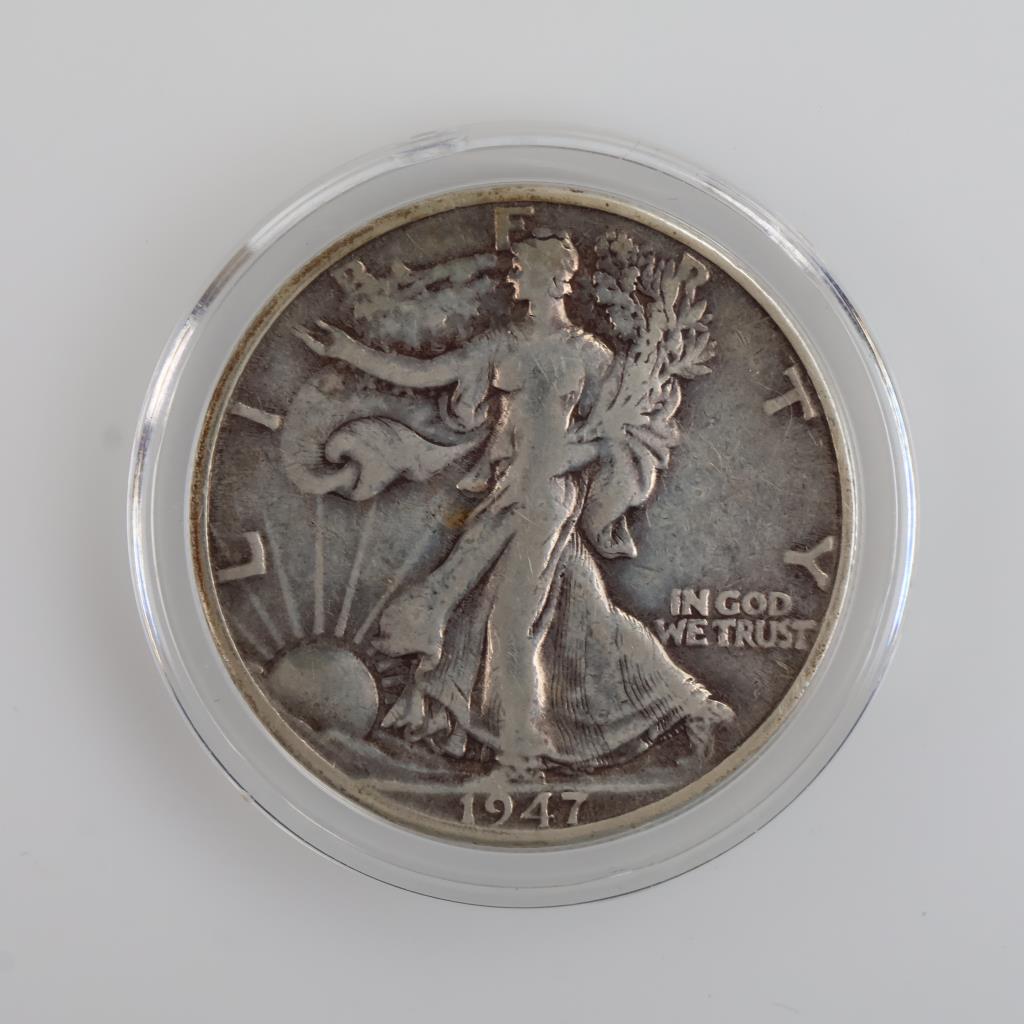 1947-D Walking Liberty Silver Half Dollar