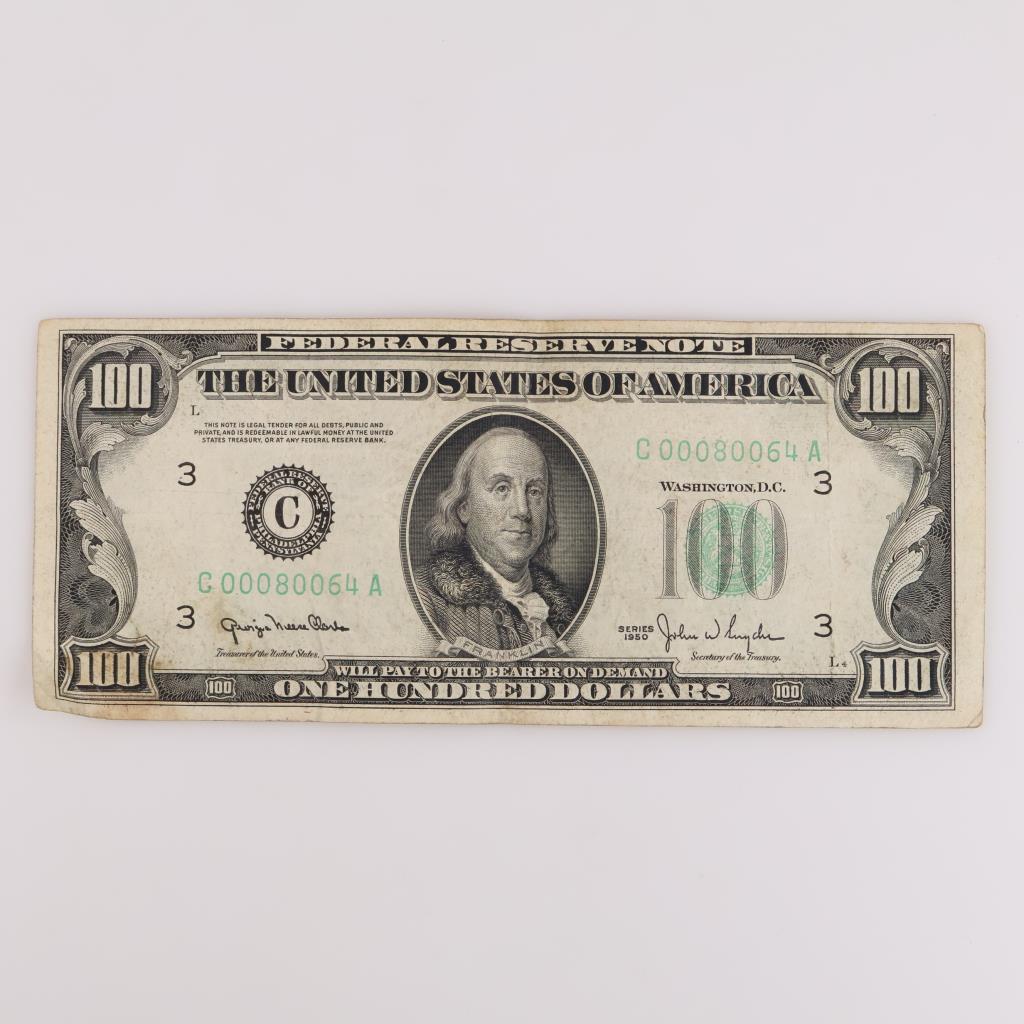 1950 US Federal Reserve $100 Note