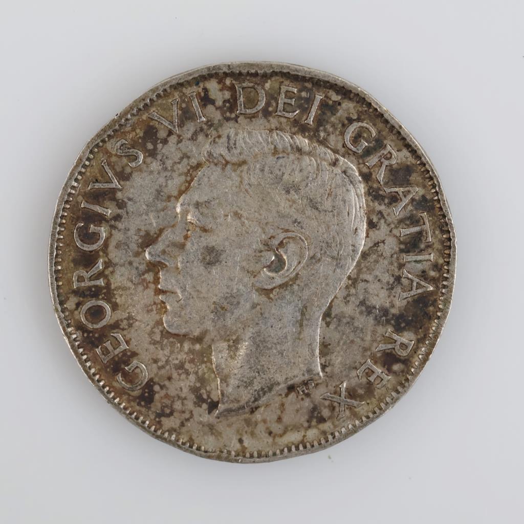 1952 Canadian Silver 50 Cents