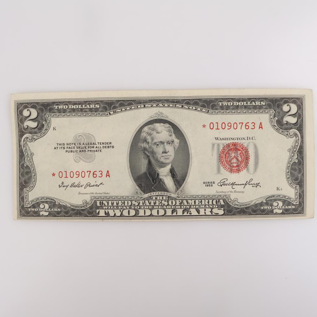 1953 US Note Two Dollars, Star Note