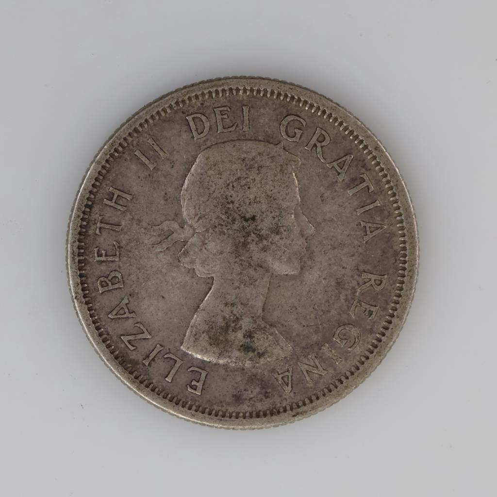 1962 Canadian Silver 25 Cents