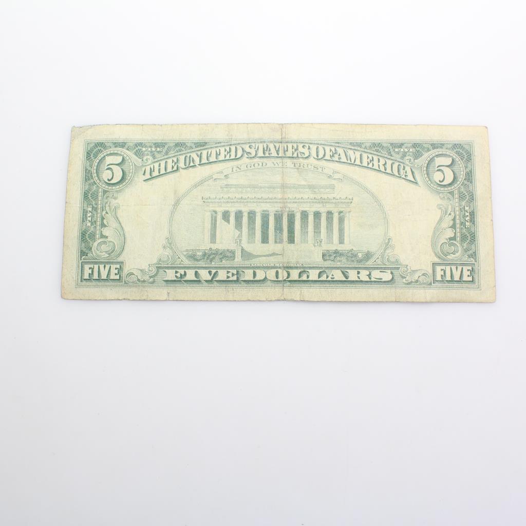 1963 Red Seal 5 Bill Property Room 1963-red-seal-5-bill-property-room