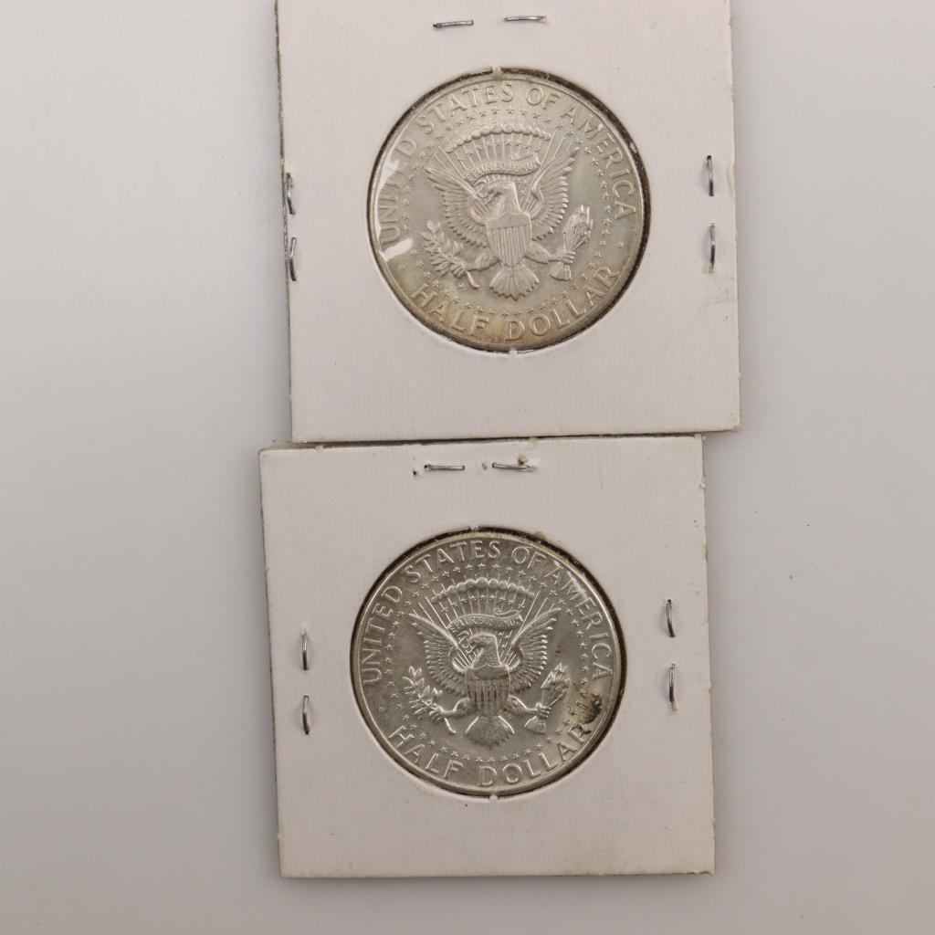 1964 D Kennedy Silver Half Dollar – 90% Uncirculated, Denver Mint, Single Coin