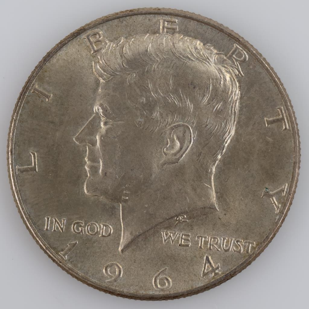 1964-D US Kennedy Silver Half Dollar