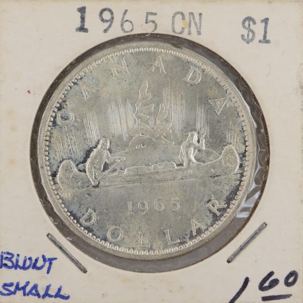 1965 Canadian Silver Dollar