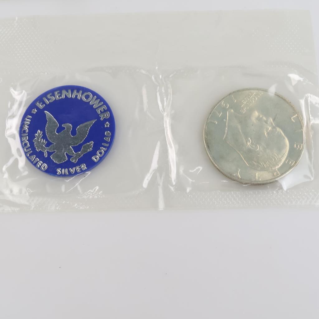 1971 US Eisenhower Uncirculated Silver Dollar