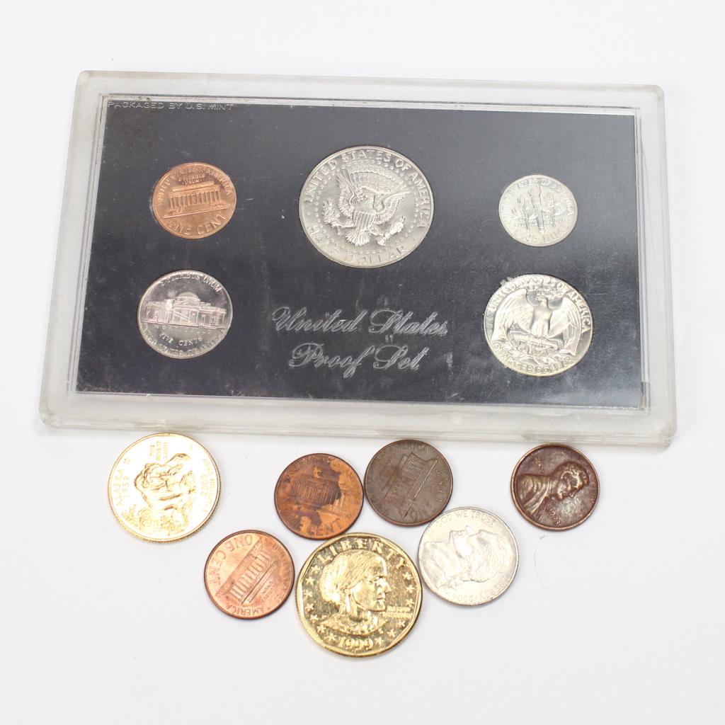 1972 Coin Set And 7 Mixed Coins | Property Room