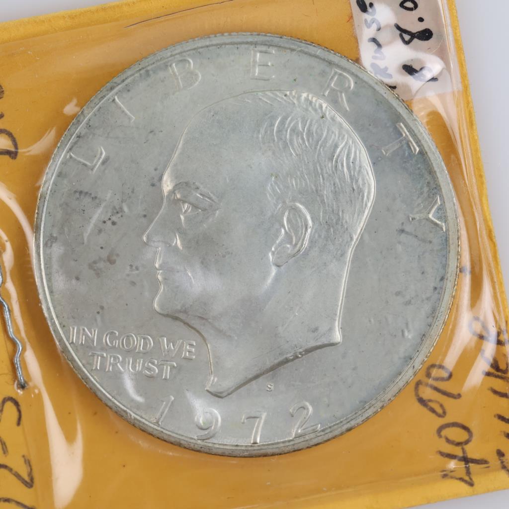 1972-S Eisenhower Silver-clad One Dollar