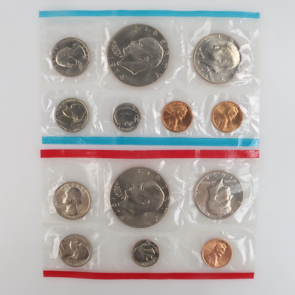 1974 P&D US Uncirculated Mint Set
