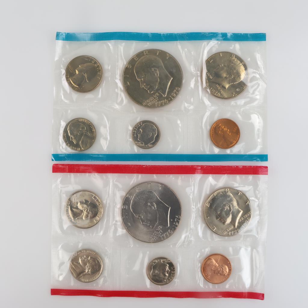 1976 P&D US Bicentennial Uncirculated Mint Set