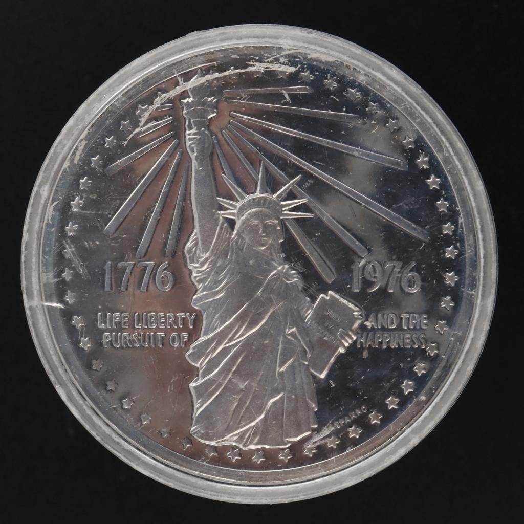1976 US Bicentennial Of American Revolution Silver Proof Medal