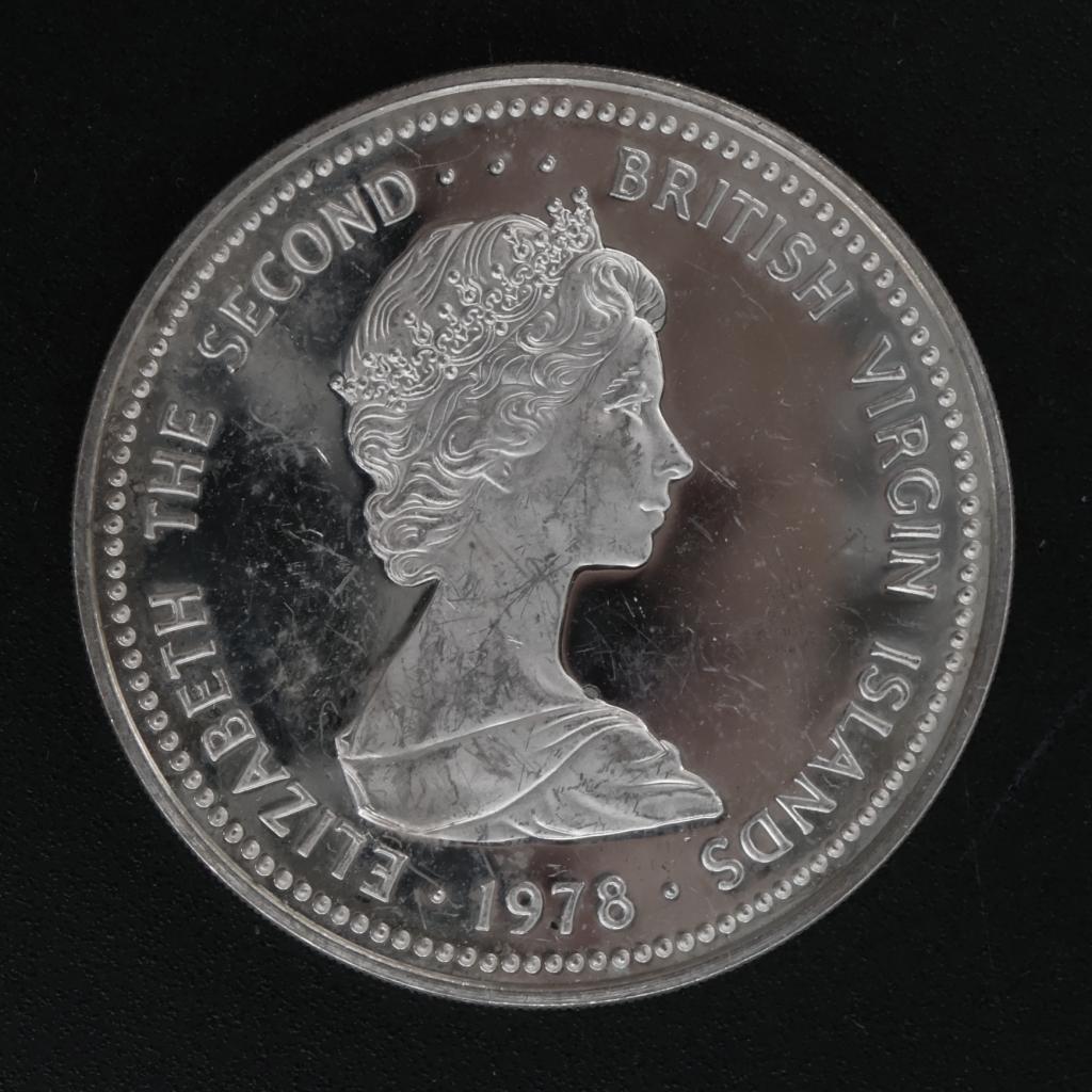 1978 British Virgin Islands Silver 25 Dollar Coin