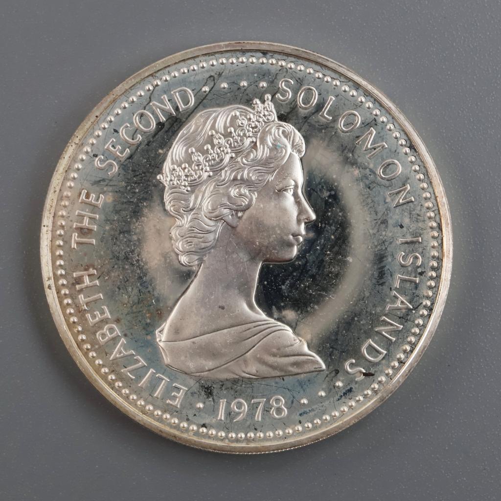 1978 Solomon Island Coronation Jubilee Silver $5