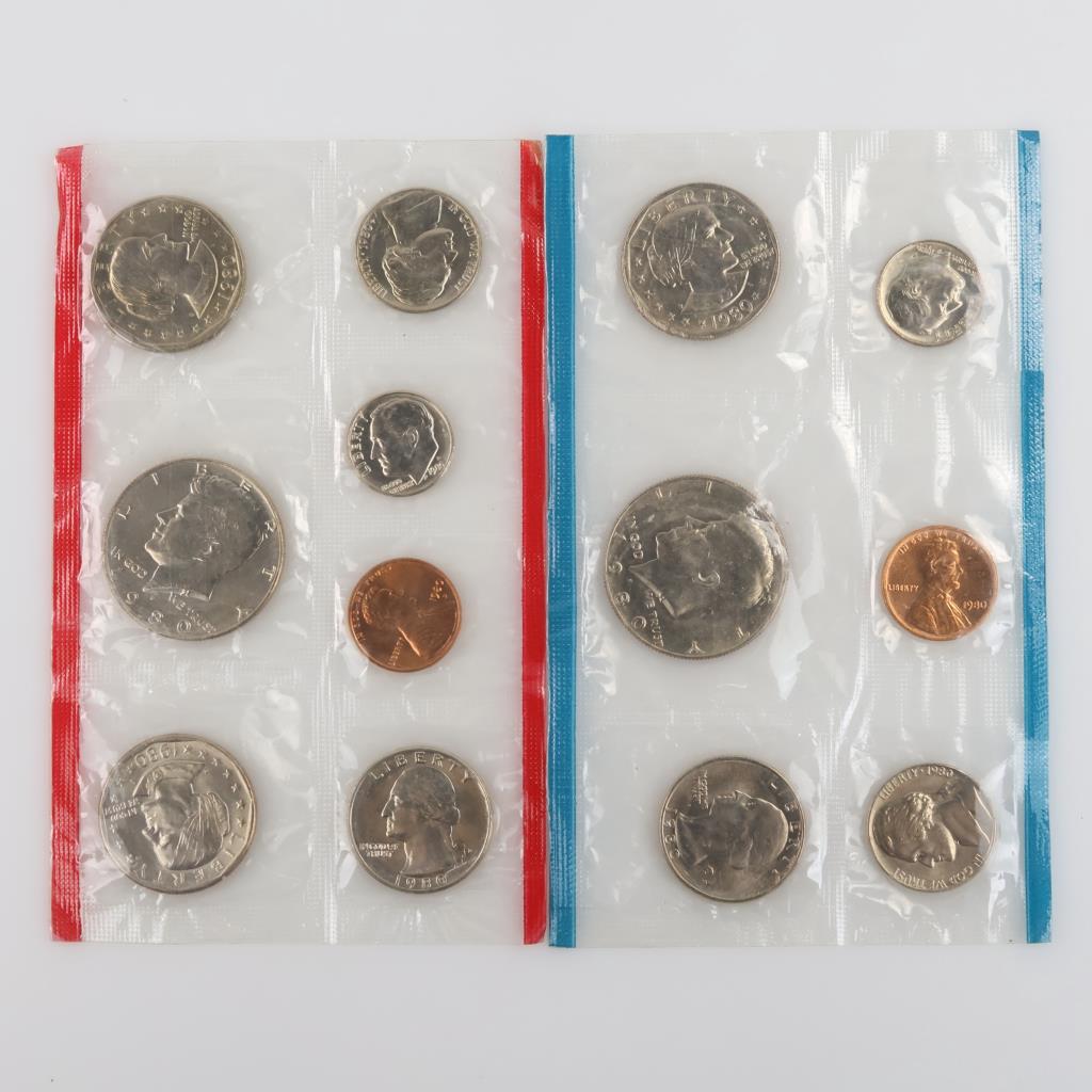 1980 P&D US Uncirculated Coin Set