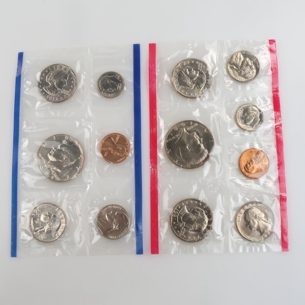 1981 P&D US Uncirculated Mint Set