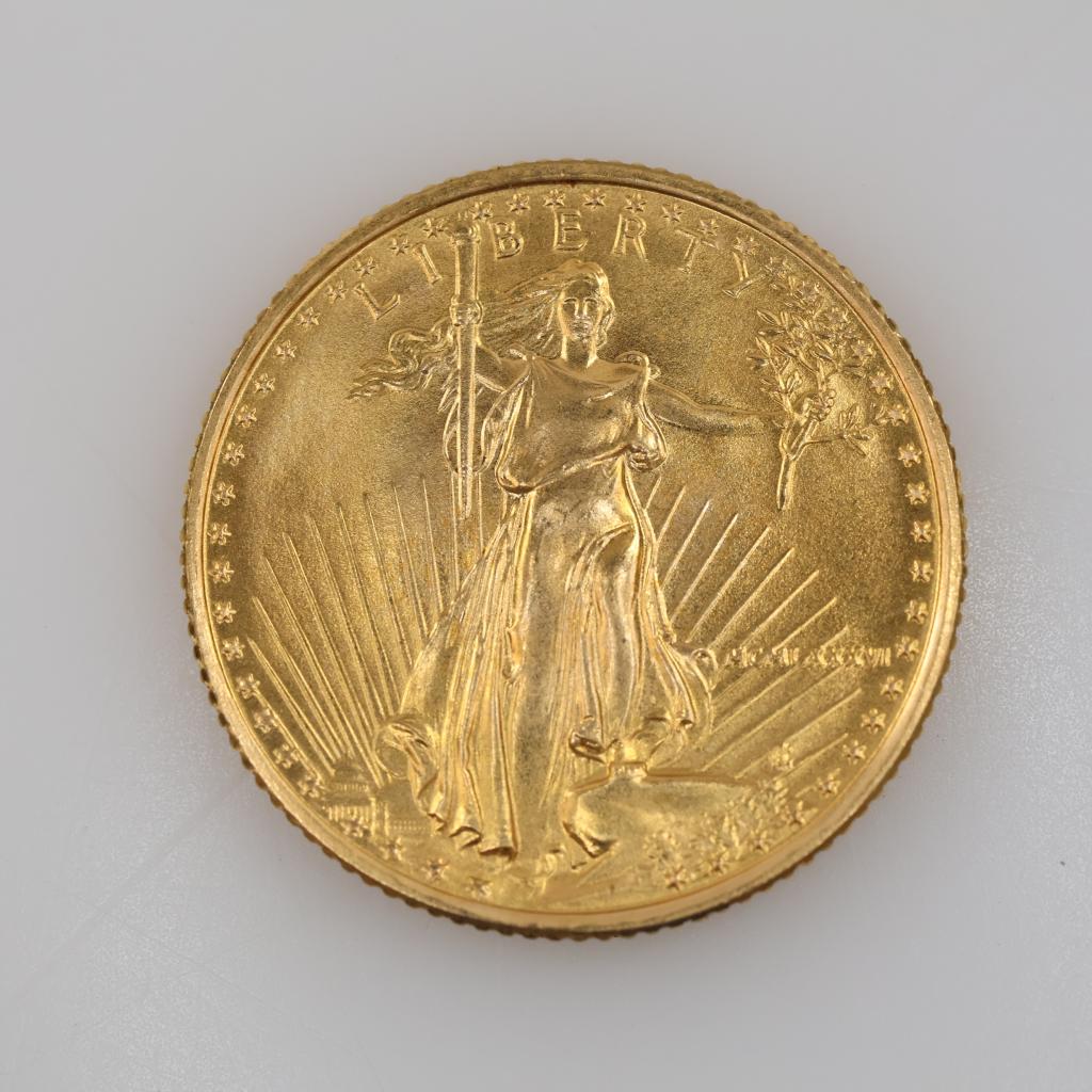 1986 US American Gold $5 Eagle 1/10oz