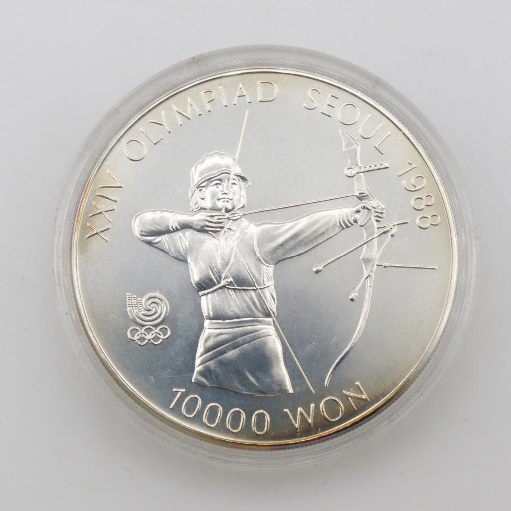 1988 SOUTH KOREA Seoul OLYMPIC GAMES UNC Silver Coin Set, Hobbies ...