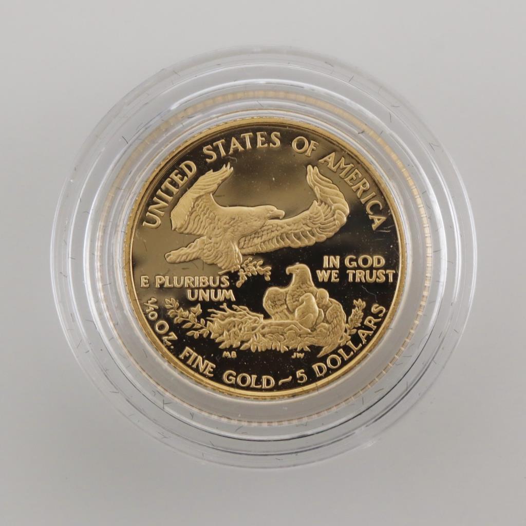 1989-P American Eagle Gold 5 Dollar 1/10th Oz. Coin | Property Room