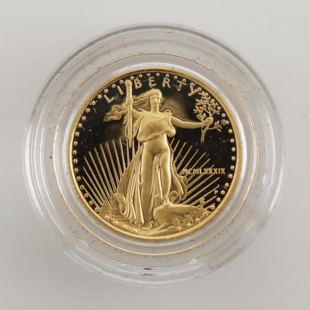 1989-P American Eagle Gold 5 Dollar 1/10th Oz. Coin | Property Room