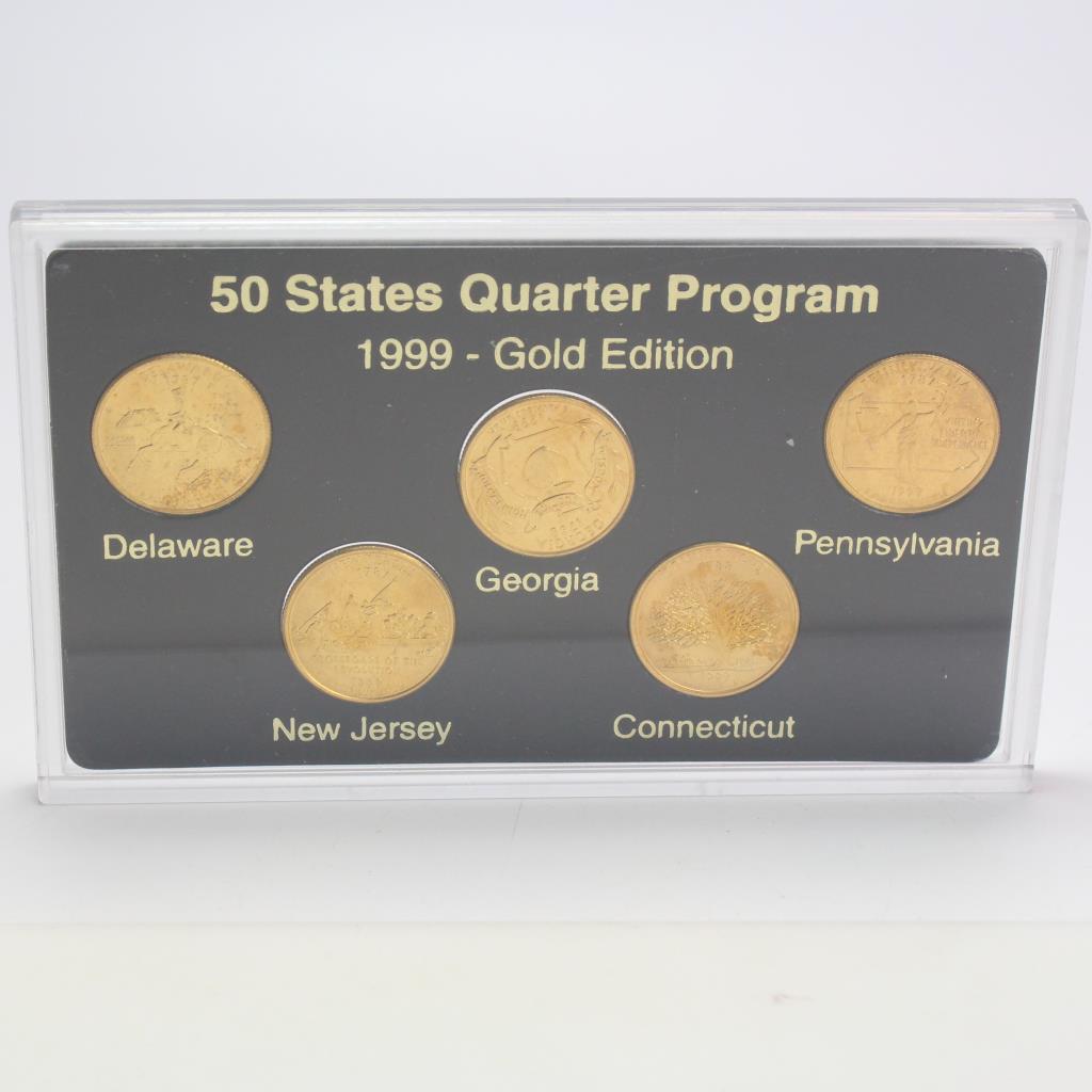 1999 Commemorative Quarters Gold Edition Property Room