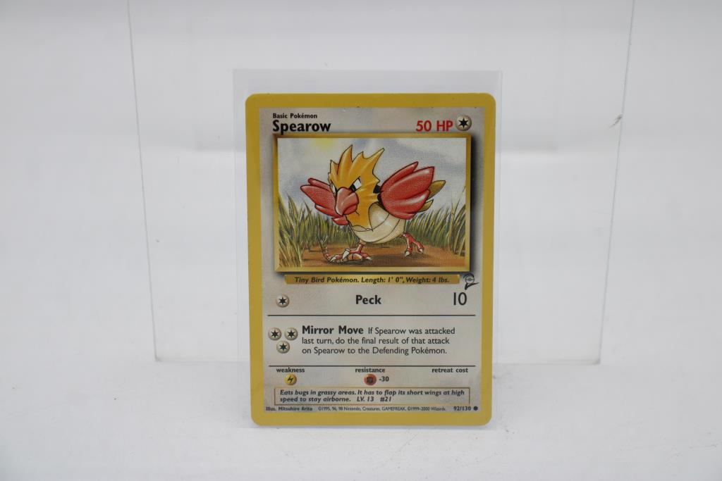 1999 Pokemon WOTC Base Set 2 Spearow 92/130 | Property Room