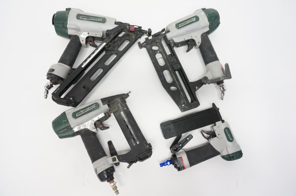 MasterForce Nail Guns, 4 Pieces Property Room