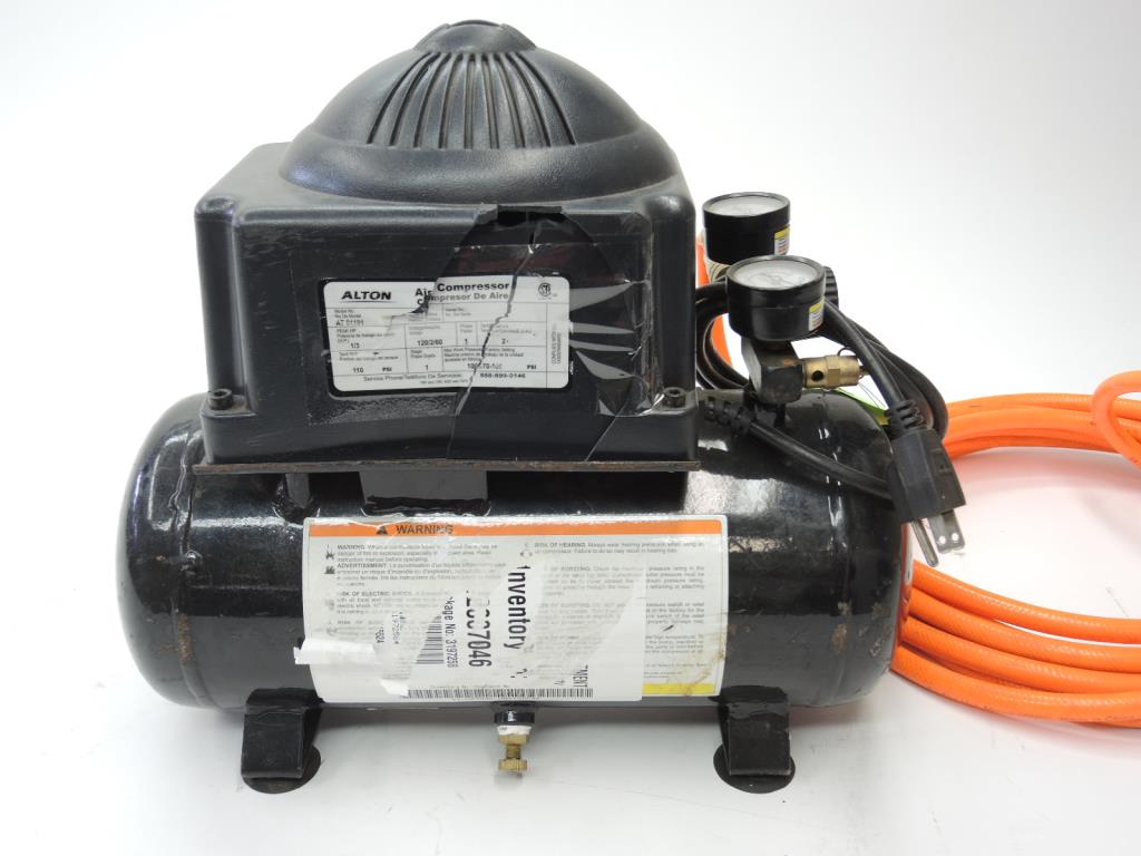 Alton Air Compressor, Sold For Parts Property Room